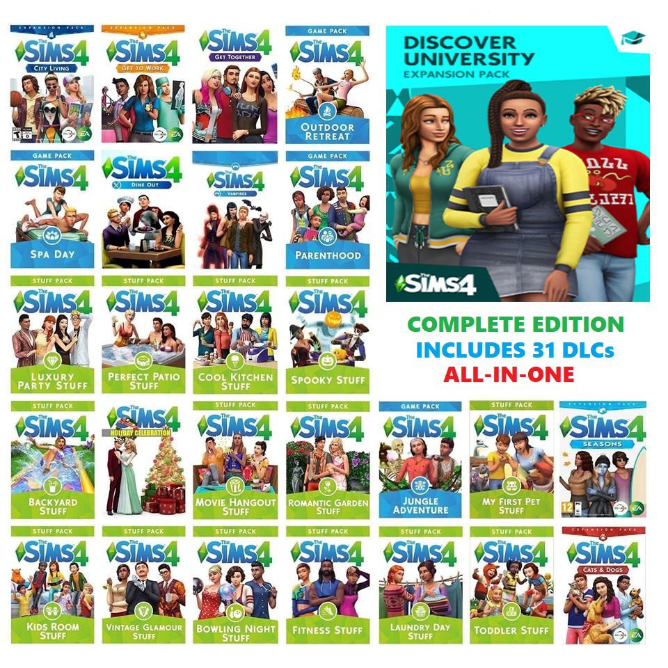 The Sims 4 Complete Edition Pc Discover University Included