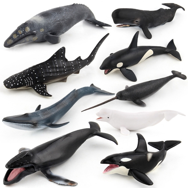 Simulate Whale Animal Modeling Educational Toy for Kids | Shopee ...