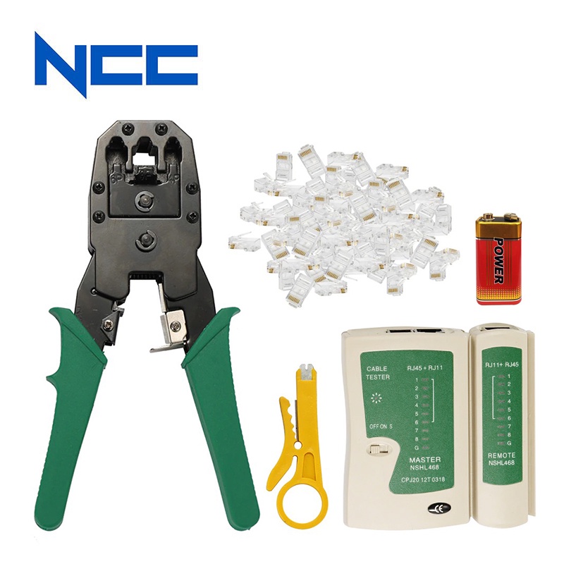 1Set RJ45 LAN Network Repair Tool Kit With Network Cable Tester