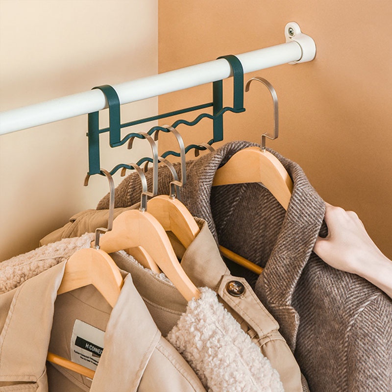 Nordic Decorative Clothes Rack Wrought Iron Hanging Shelf Bedroom