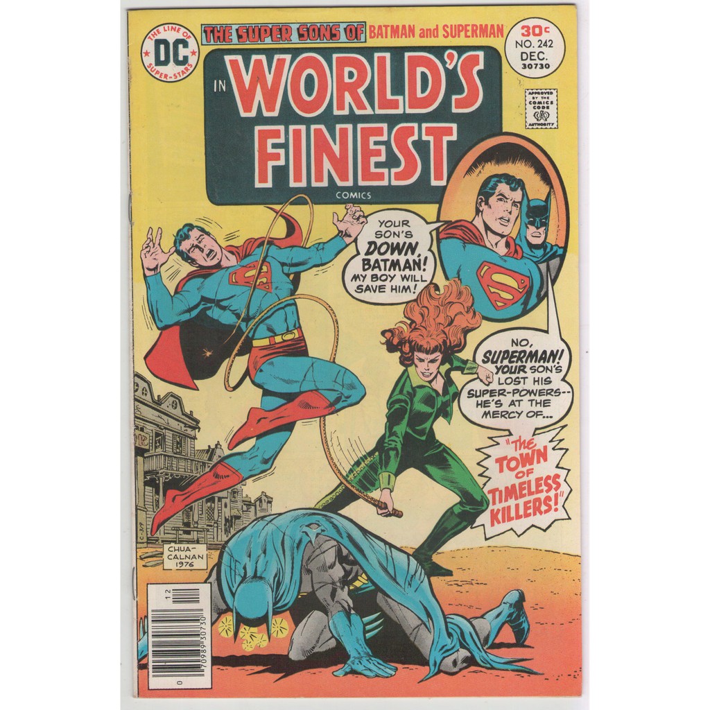 Download World’s Finest 242 (1976) Batman, Superman appearances. 1970’s Bronze Age comic books