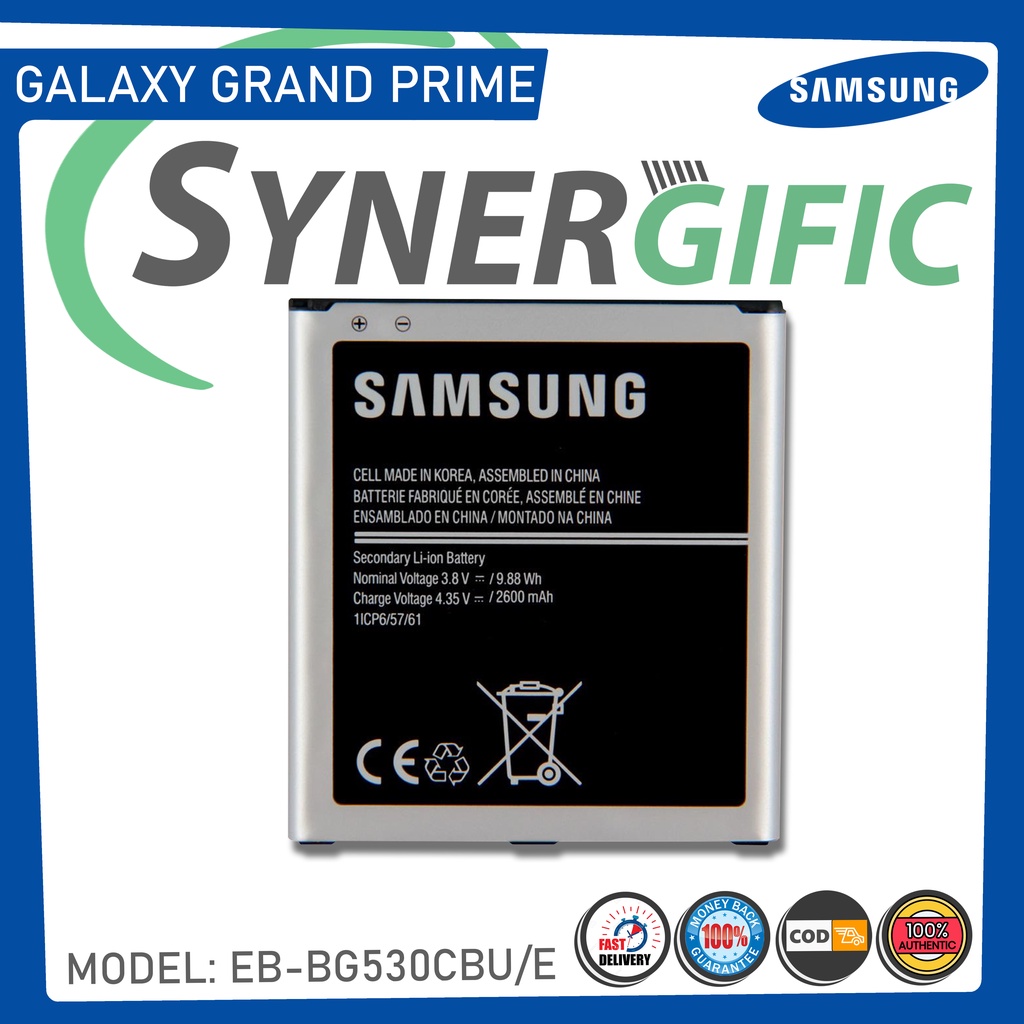 Original Samsung Galaxy Grand Prime Original Battery G530 G530f Battery Model Eb Bg530bbe 2600mah 379