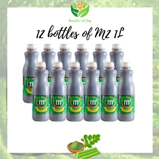 1 BOX (12) Bottles M2 Malunggay 1L (Milk Booster, Breastfeeding, Lactation Aid, Galactagogue)