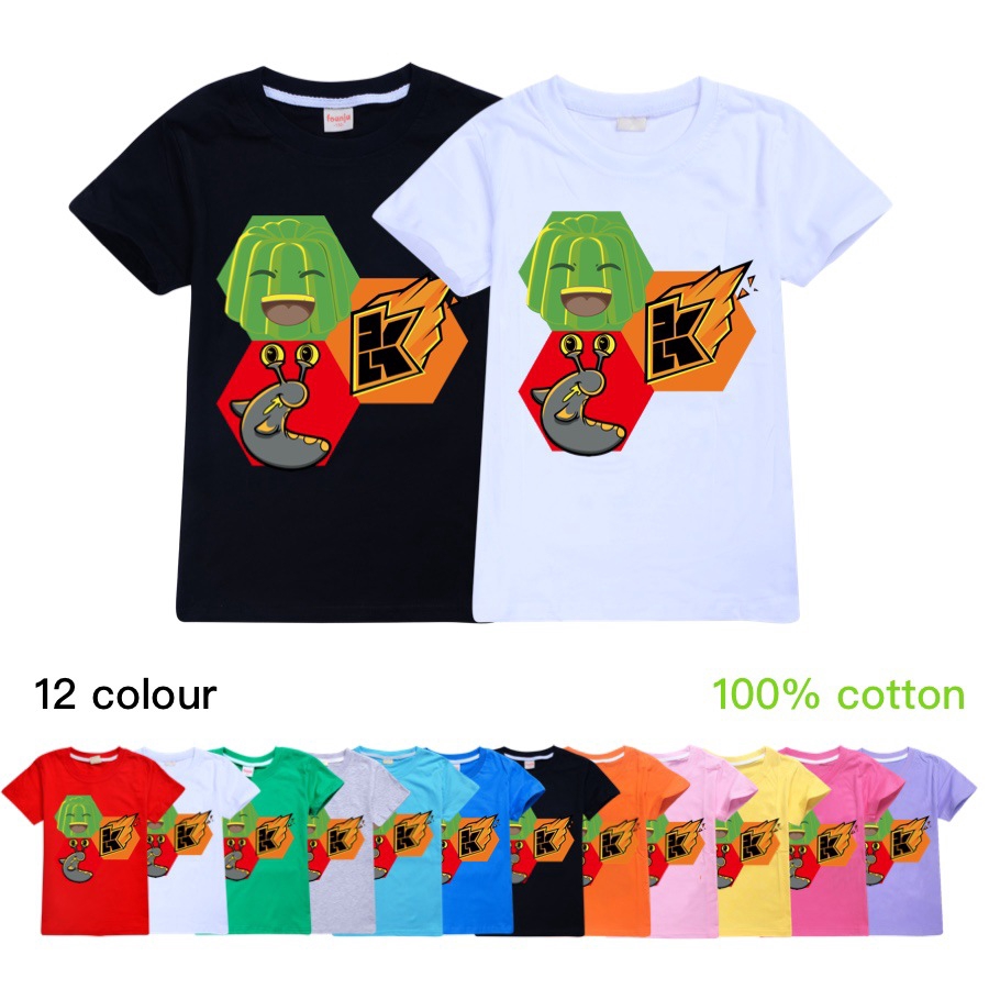Jelly Green Kids T Shirts For Boys And Girls Jelly T Shirts Cartoon Tee Shirts Birthday Gifts Ready Stocks Shopee Philippines - roblox kids t shirts for boys and girls tops cartoon tee shirts pure cotton shopee philippines