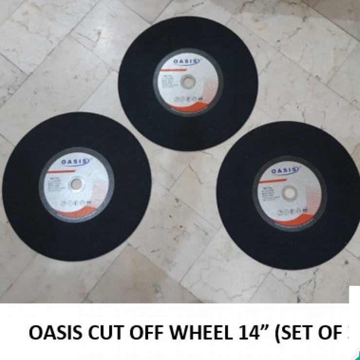 CUT OFF DISC 14 STEEL OASIS CUTTING DISC (SET OF 3) CUT OFF WHEEL