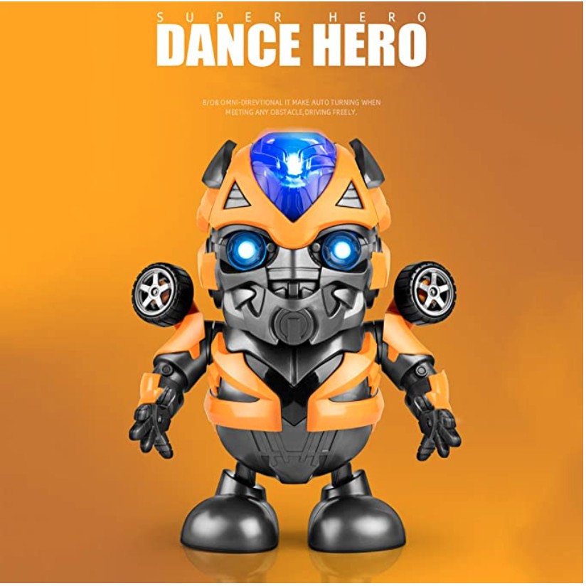 Dancing Bumblebee - Dance Hero Transformer Yellow Robot Cartoon Figure Kids  Favorite Characters | Shopee Philippines