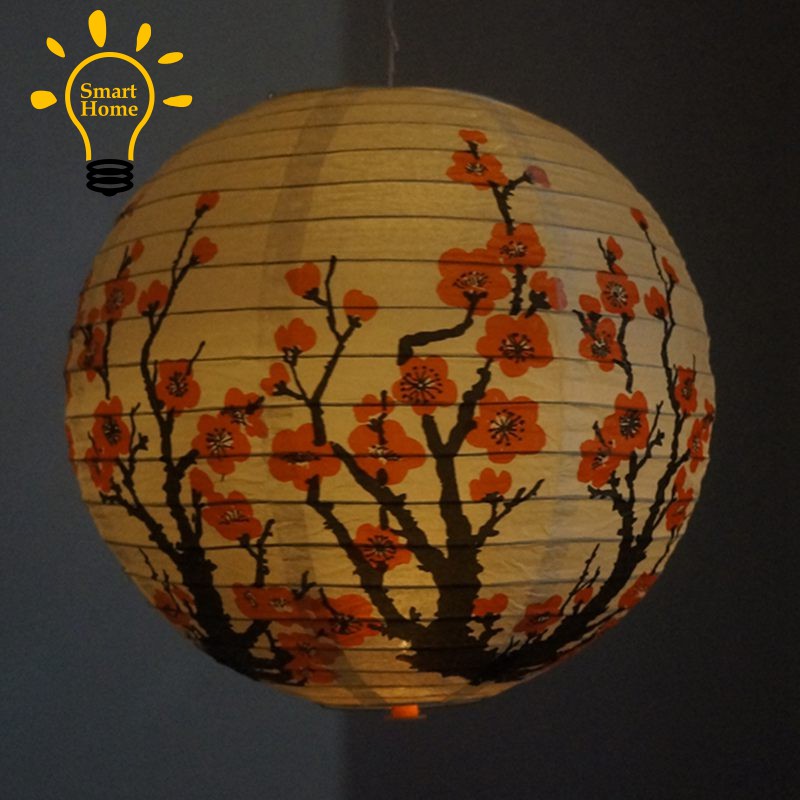Japanese Paper Lantern Lamp Set, Japanese Paper Lantern Light Fixtures