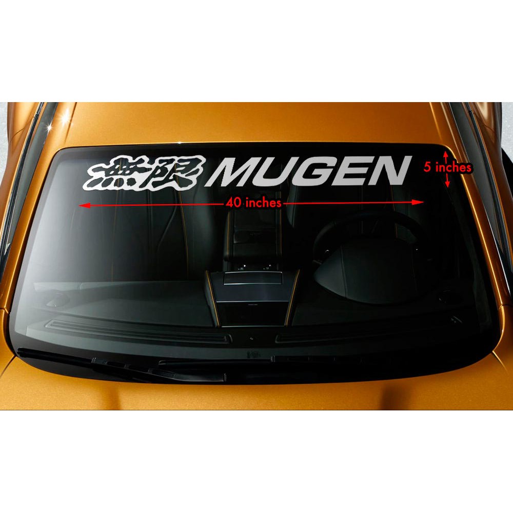 Mugen Japan Windshield Banner 40x5" Shopee Philippines