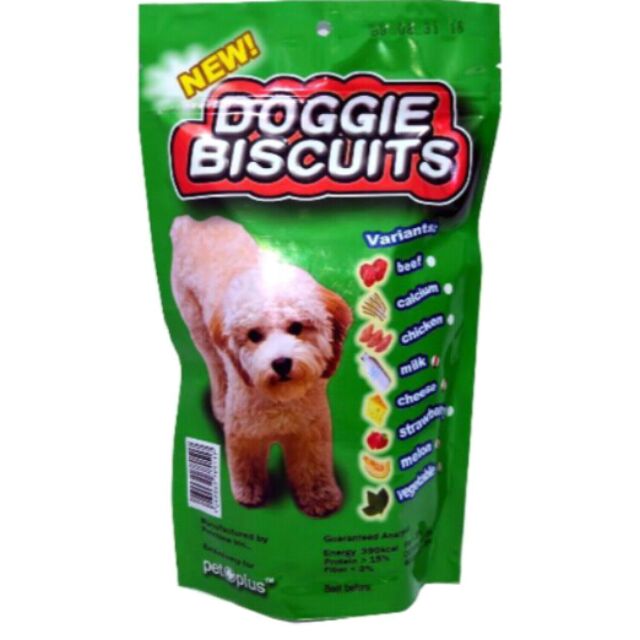 Pet Plus Doggie Biscuits Dog Snack Treats Travel Pack Pouch | Shopee ...