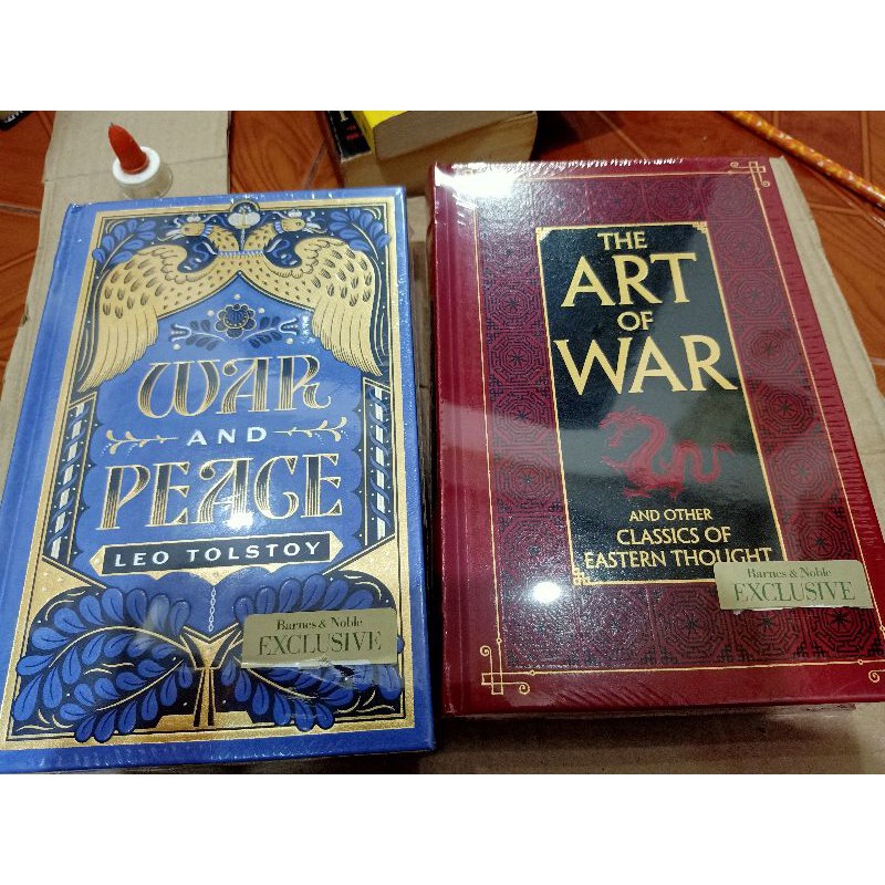 Brand New Leather Bound Classics Art Of War War And Peace Shopee Philippines