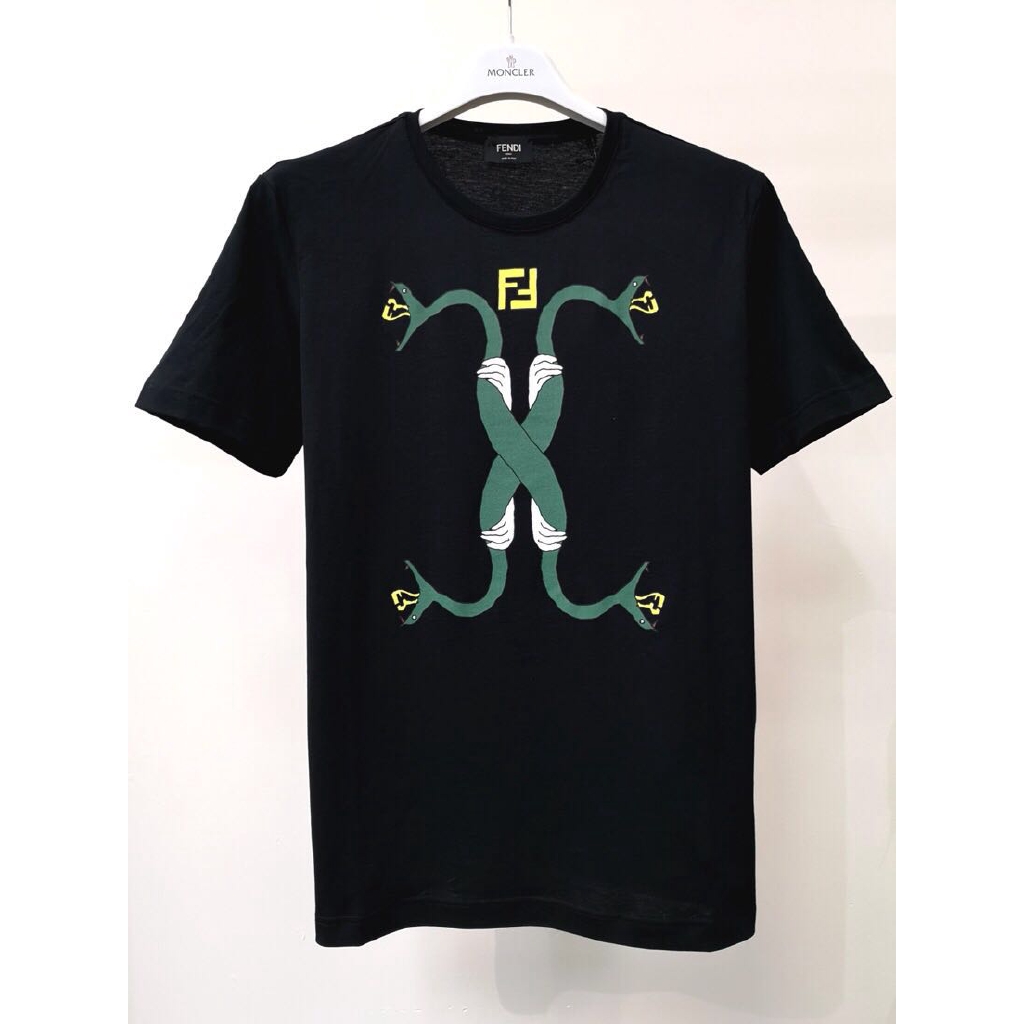fendi t shirt color letters