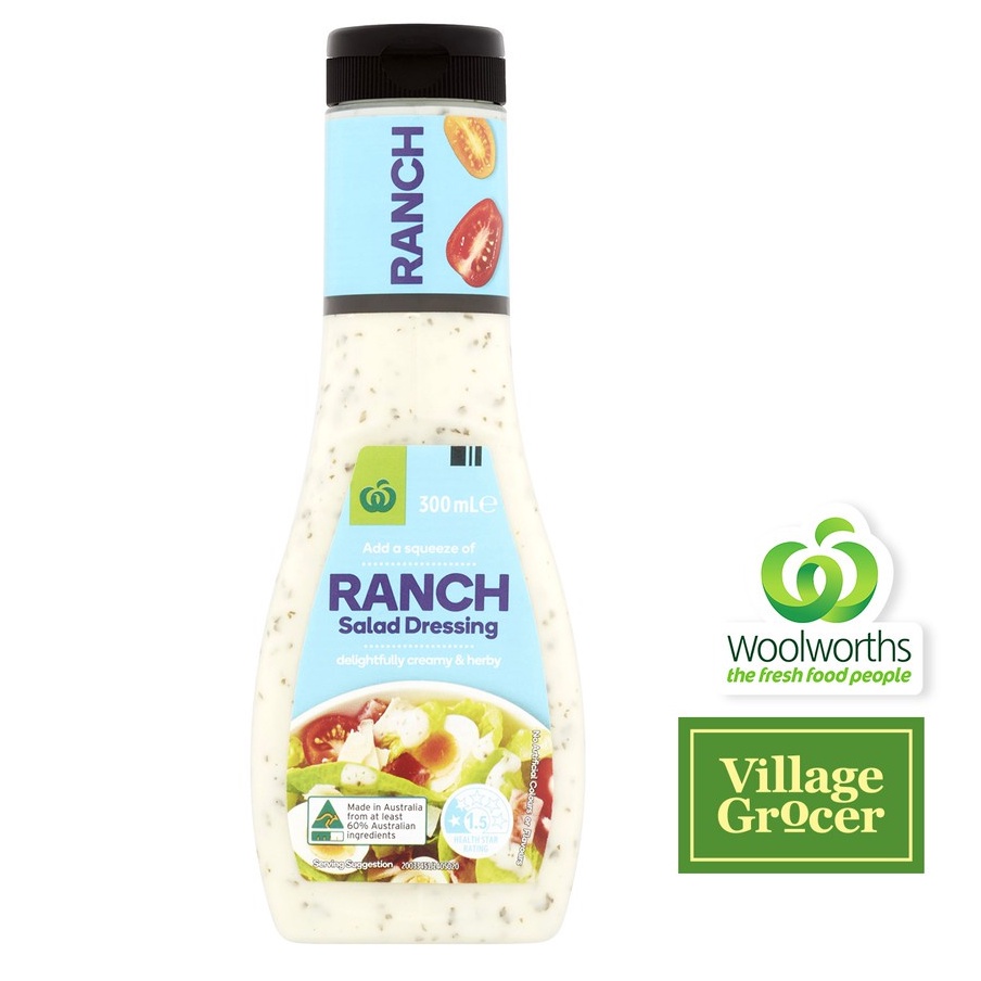 Australia's Woolworths Salad Dressing Ranch 300ml Shopee Philippines