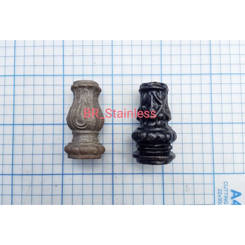 Design wrought iron decorative metal collar for balusters,gates, fence