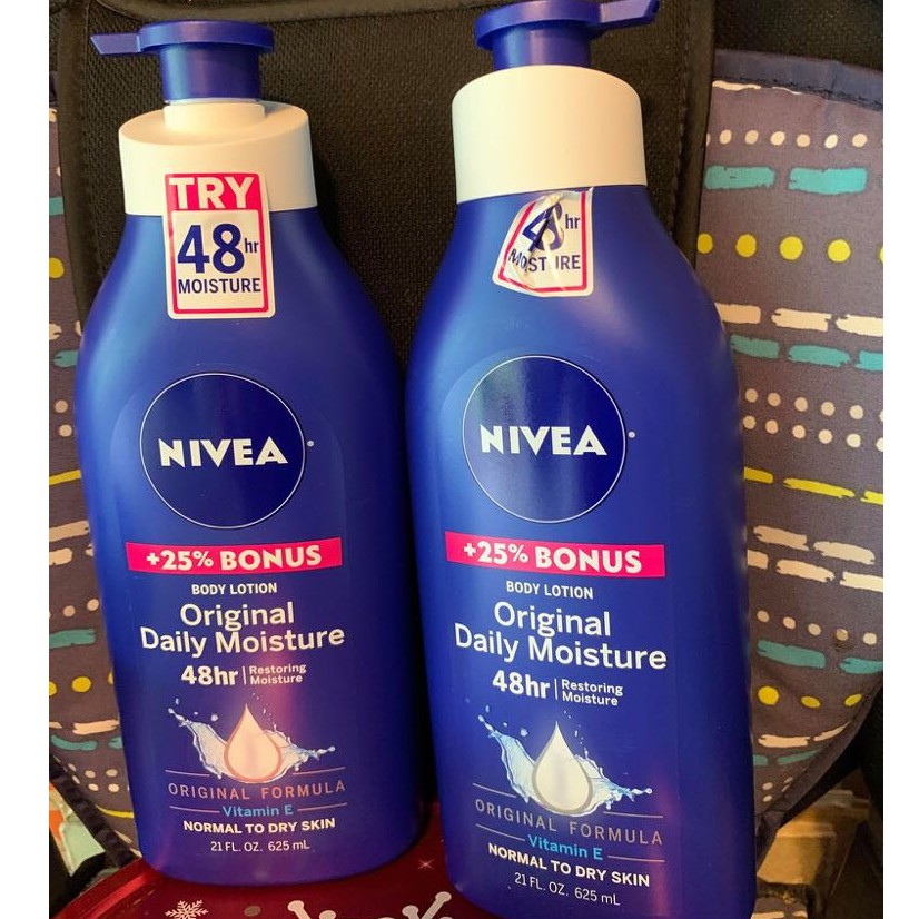 nivea original daily moisture lotion