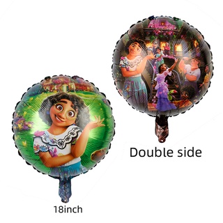 Encanto Design Theme Cartoon Party Hat LootBag Foil Balloon Birthday Party Decoration For Children #6