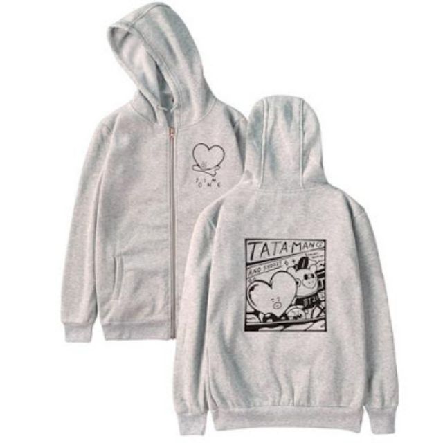 bt21 tata mang hoodie