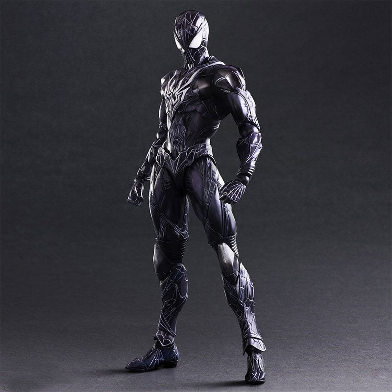 black spiderman doll