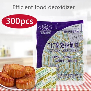 300Pcs Food Grade Silica Gel Desiccant Oxygen Absorber Anti Molds and Moisture for Pastry Pet Food