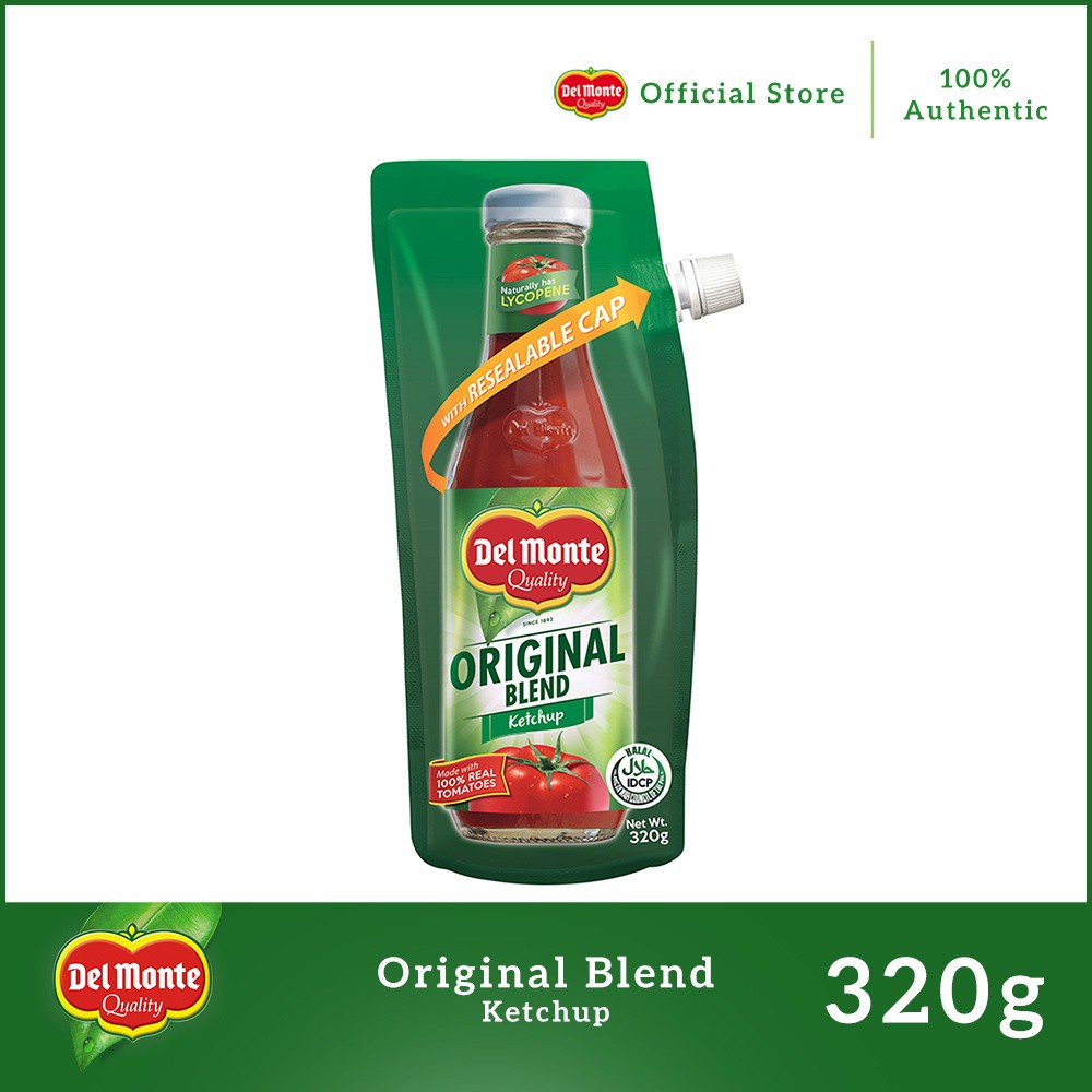 Del Monte Original Blend Ketchup 320g Pouch | Shopee Philippines