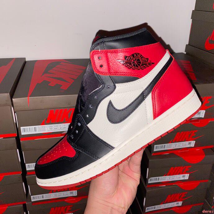 aj 1 mid black red