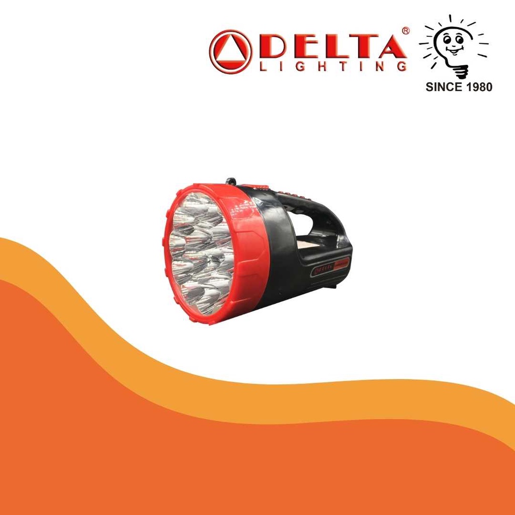 Delta Lighting Rechargeable Emergency Lights LED Round Flash Light Big