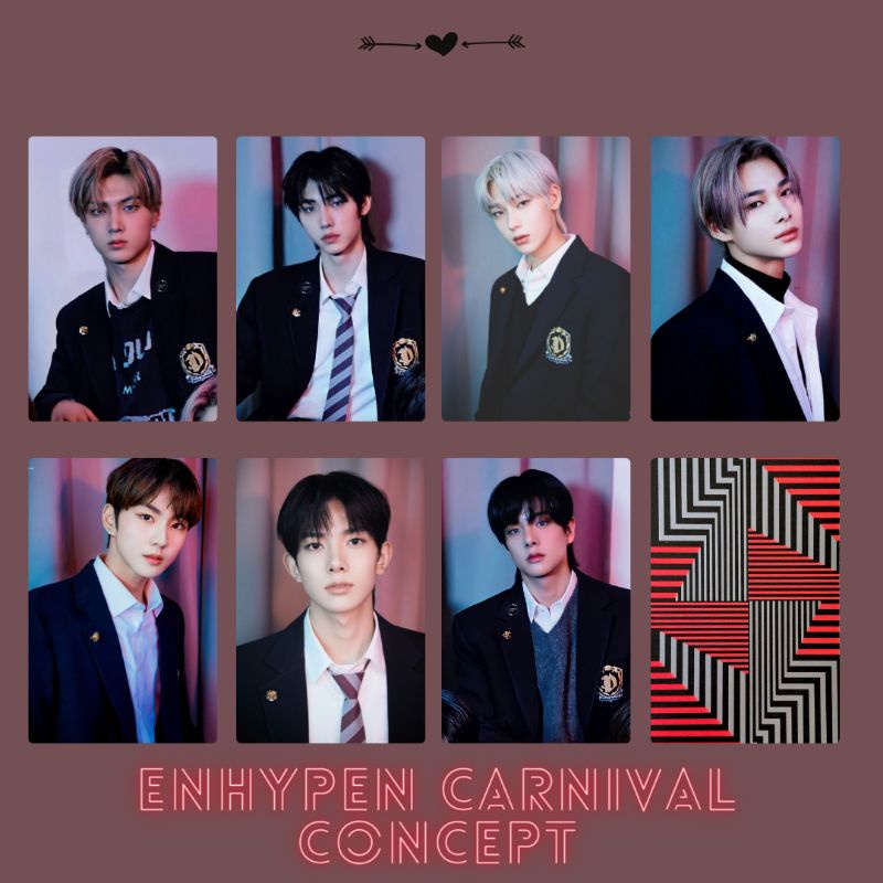 ENHYPEN CARNIVAL CONCEPT PHOTO SET | Shopee Philippines