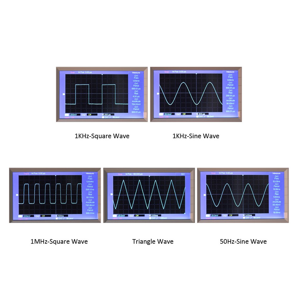Signal Generator Kit Sine/Triangle/Square Output 1Hz-1MHz XR2206+ Arylic Shell