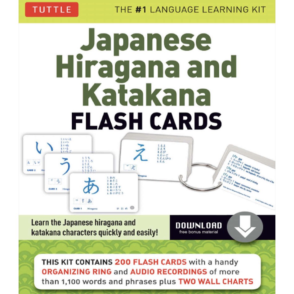 Hiragana And Katakana Flashcards Version 2 Laminated Shopee Philippines