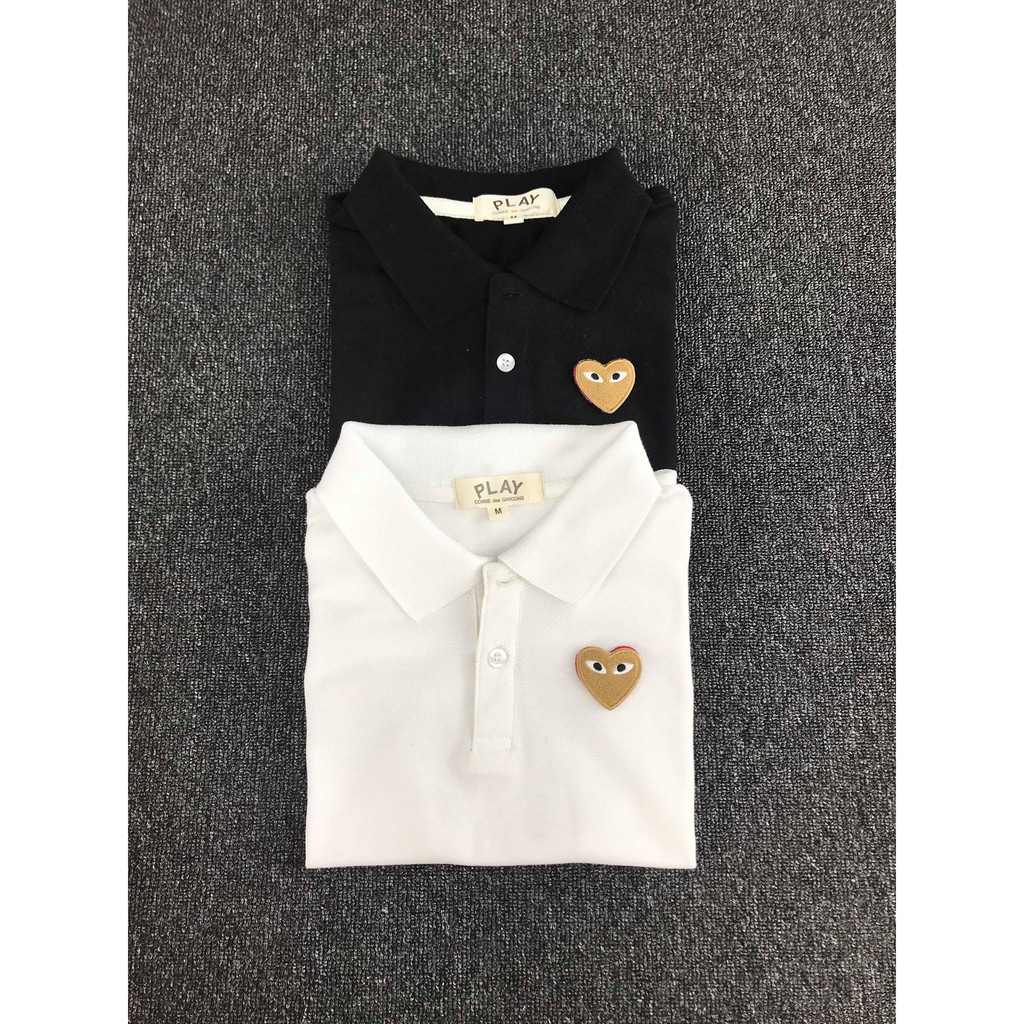 cdg collared shirt