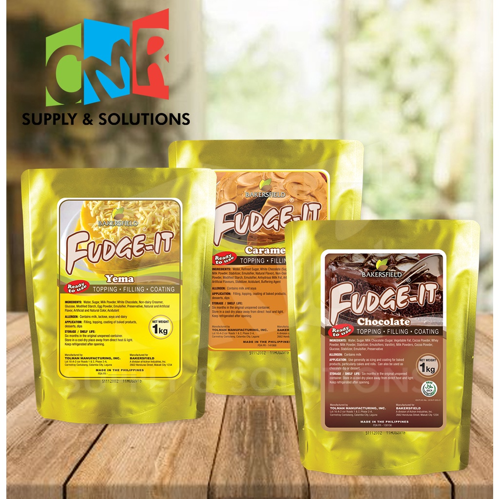 FUDGEIT CARAMEL/YEMA/CHOCOLATE (1KG) Shopee Philippines