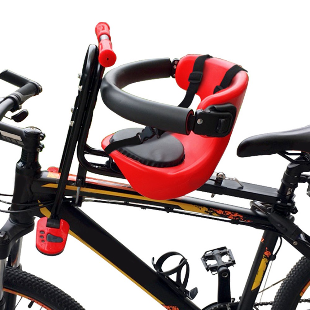 【phdith】Child Bike Seat Bicycle Front Mount Baby Carrier