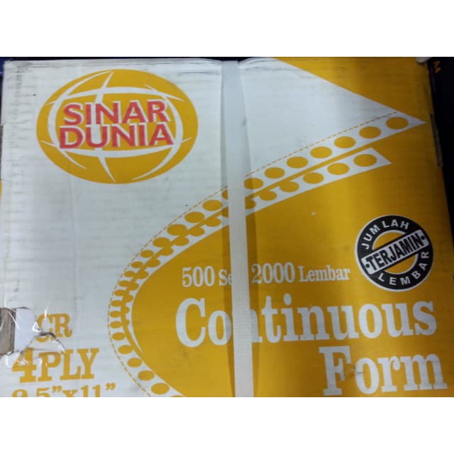 Continuous Form Ncr Paper 4double Sidu Shopee Philippines