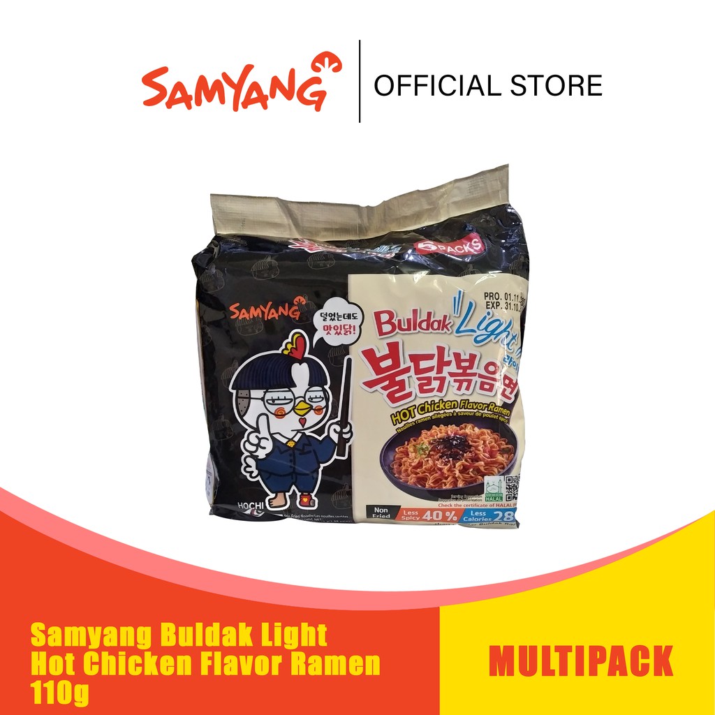 Samyang Buldak Light 110G , SamYang Buldak Hot Chicken Ramen Light 110g ...