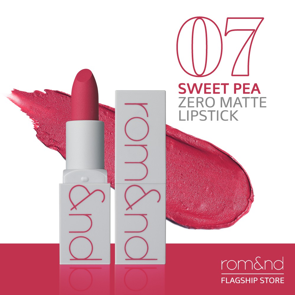 Romand Zero Matte Lipstick 07 Sweet Pea Shopee Philippines