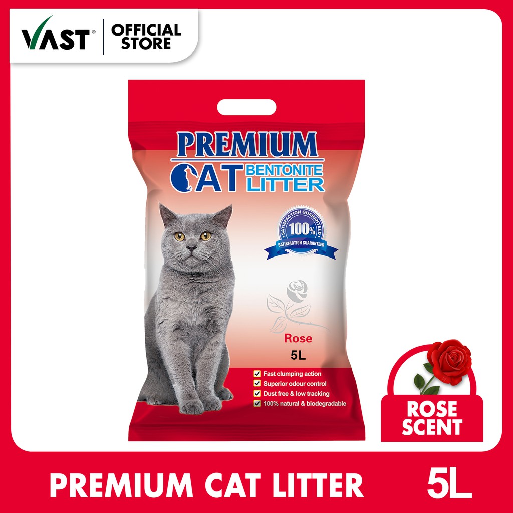PREMIUM Cat Litter Rose 5L Shopee Philippines