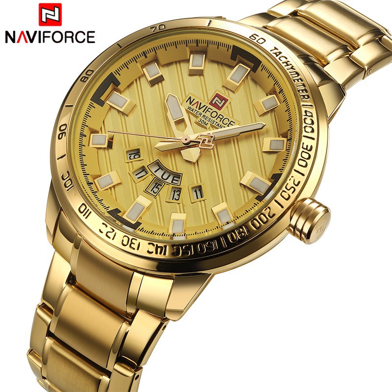 naviforce golden watch price