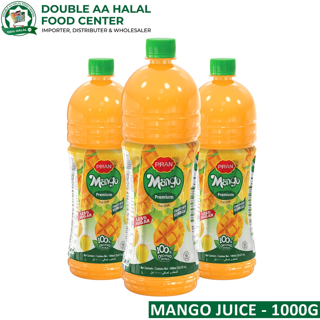 Pran Premium Mango Juice 1000g Fresh Mango Juice 1 Litre Shopee