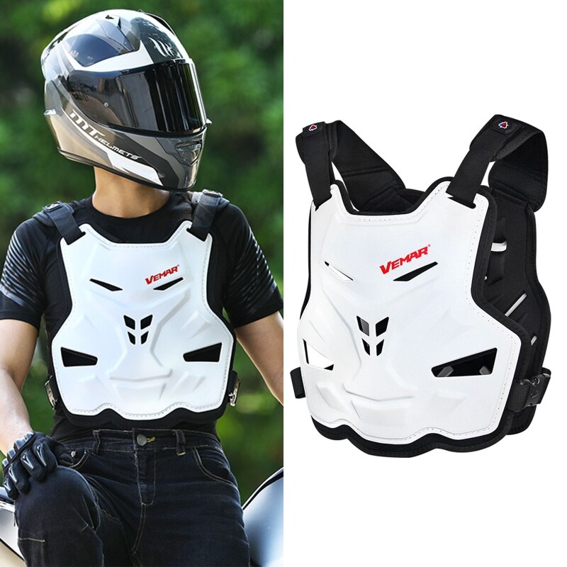 Adults Motorcycle Body Armor ATV Protective Vest Dirtbike Chest Back Protector 