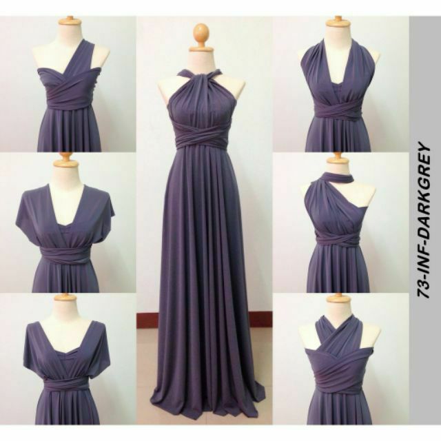 ways to wear infinity dress with tube