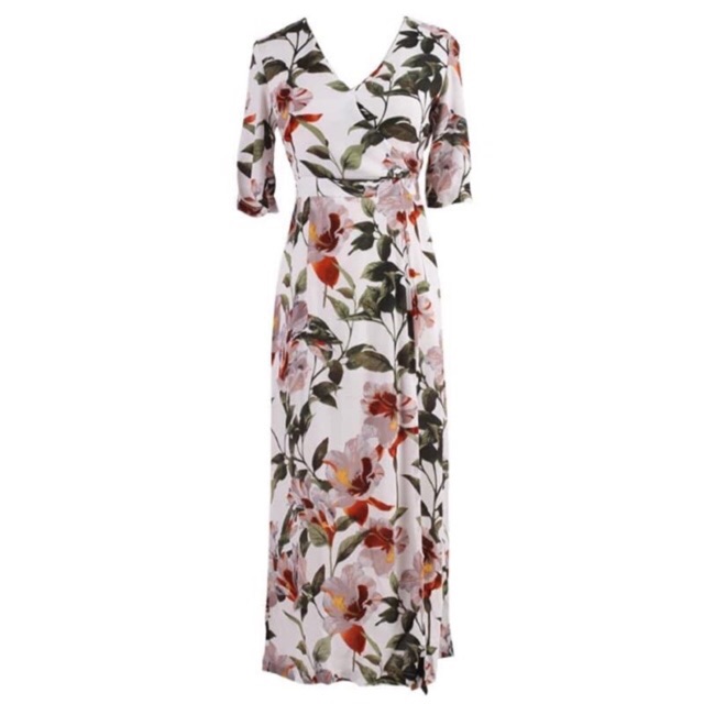 Floral maxi dress korean style high quality infinity dress best seller ...