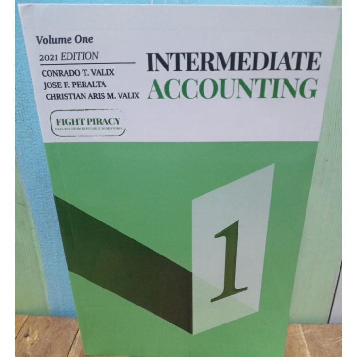 (2021 EDITION) INTERMEDIATE ACCOUNTING VOLUME ONE BY VALIX | Shopee ...