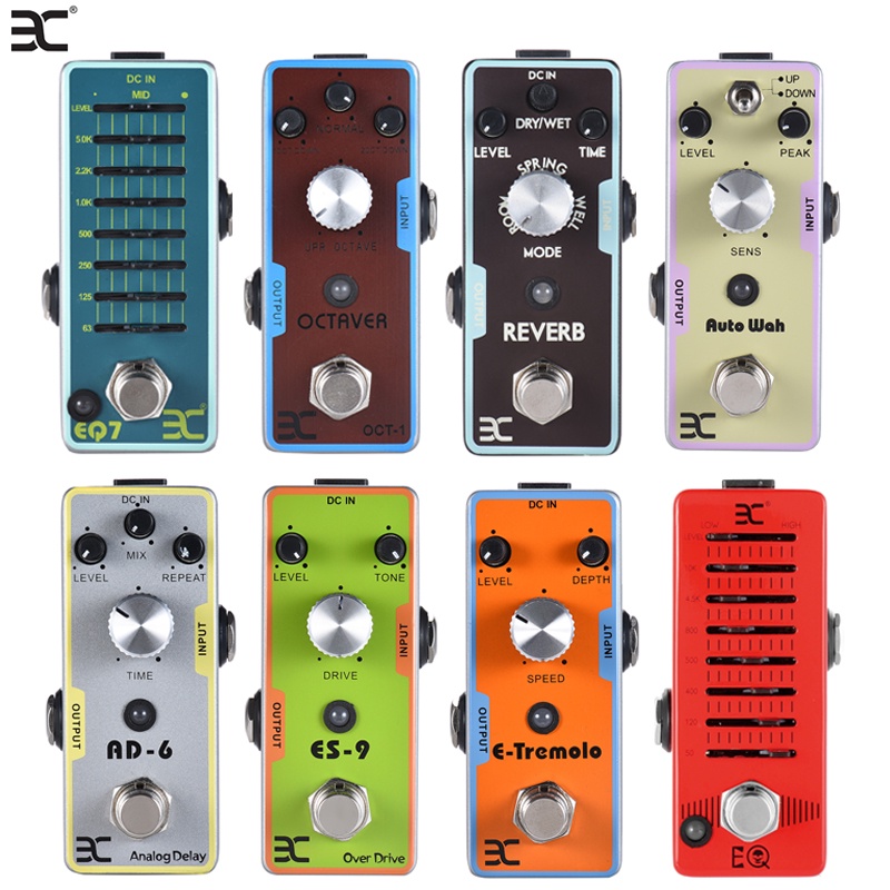 ENO guitar reverb pedal automatic wah/equalizer/OCTAVE/classical distortion guitar stompbox
