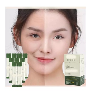 20PCS Lifusha Collagen Firming Sleeping Mask Frozen Collagen Mask Face ...