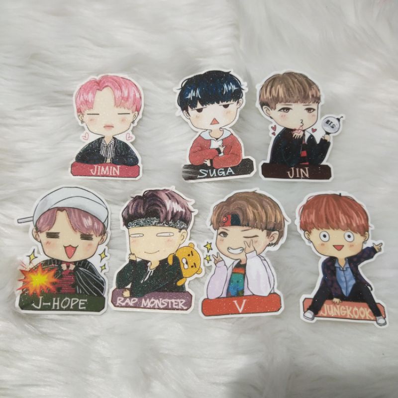 DieCut BTS CHIBI STICKER (1 Set) | Shopee Philippines