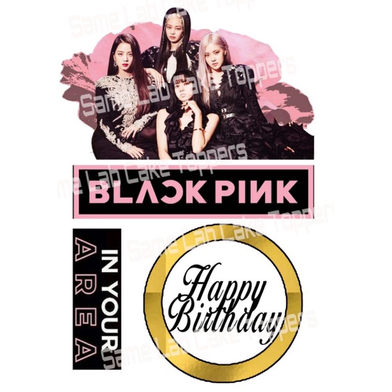 Blackpink Cake Topper Set Shopee Philippines