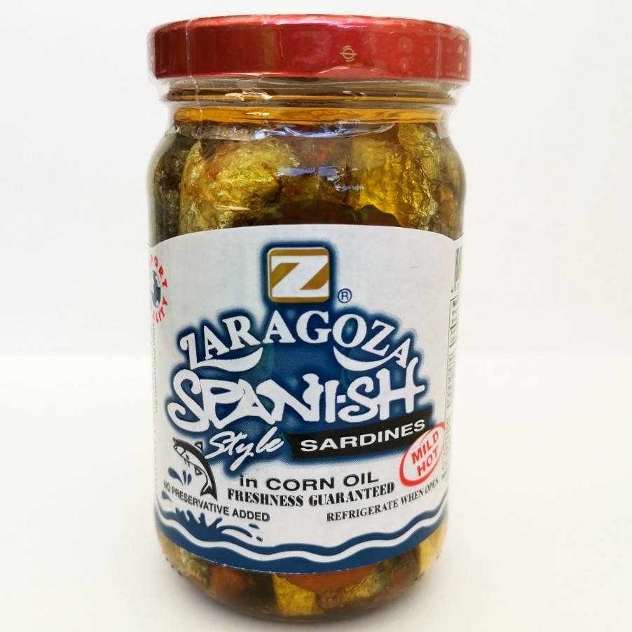 ZARAGOZA Spanish Style Sardines in Corn Oil "MILD HOT" Shopee Philippines