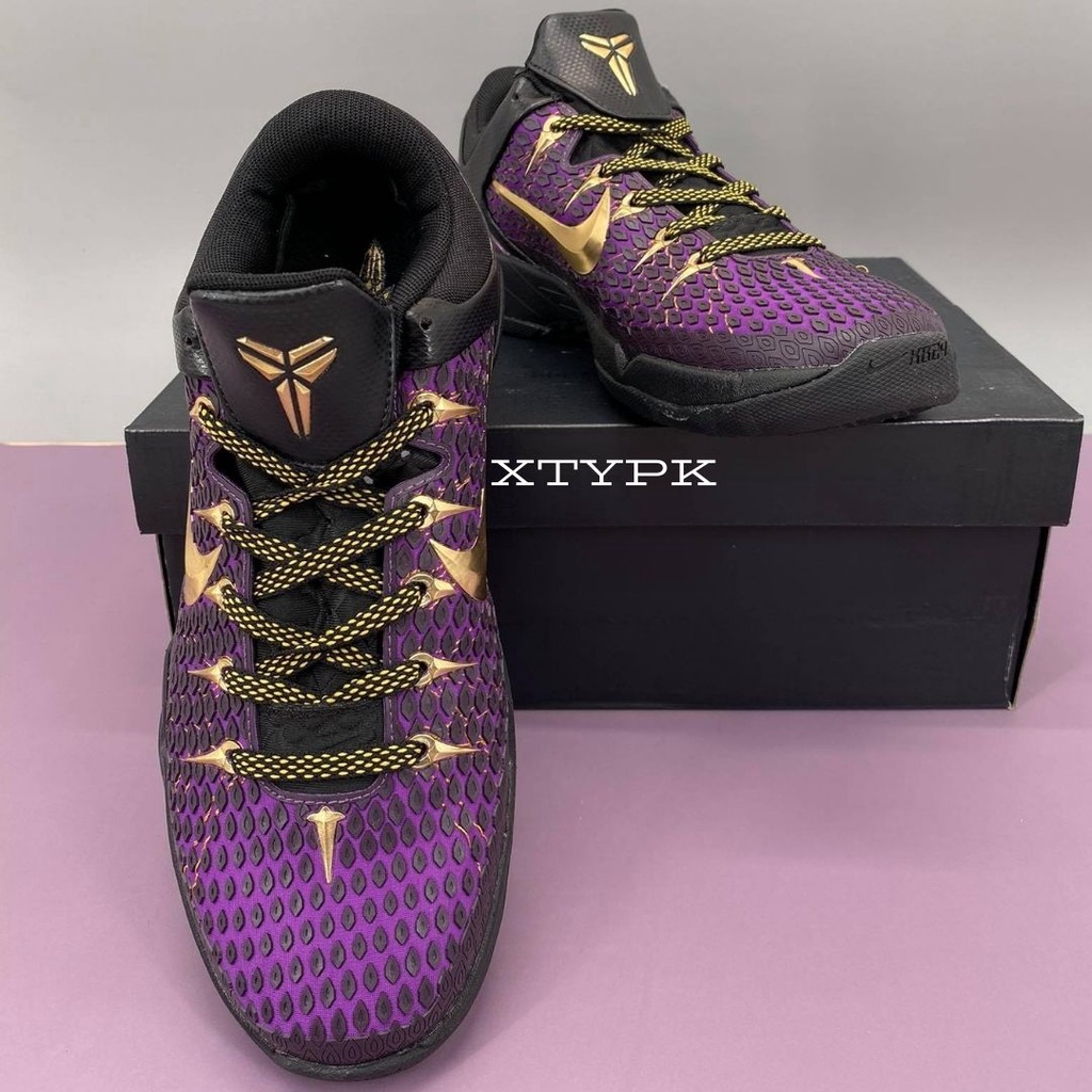 NIKE KOBE 7 VIOLET LOW CUT BASKETBALL SNEAKER SHOES FOR MEN | Shopee ...