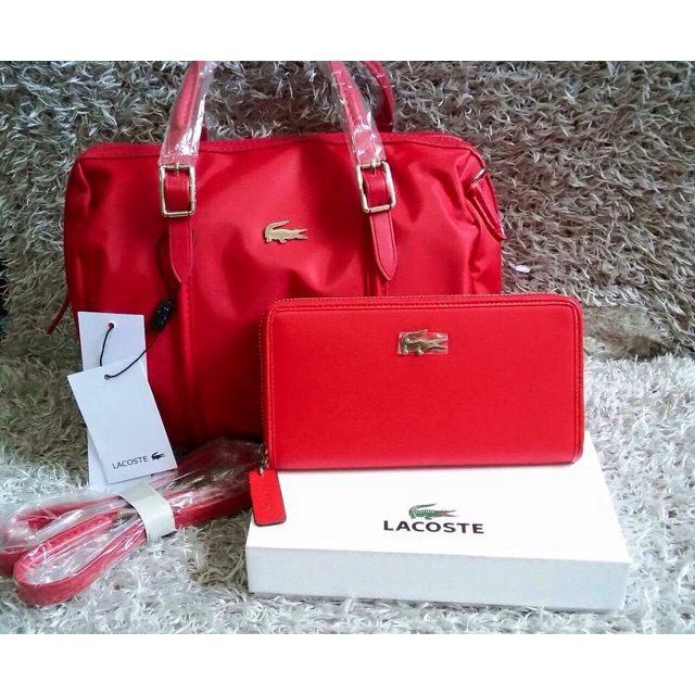 lacoste handbag sale