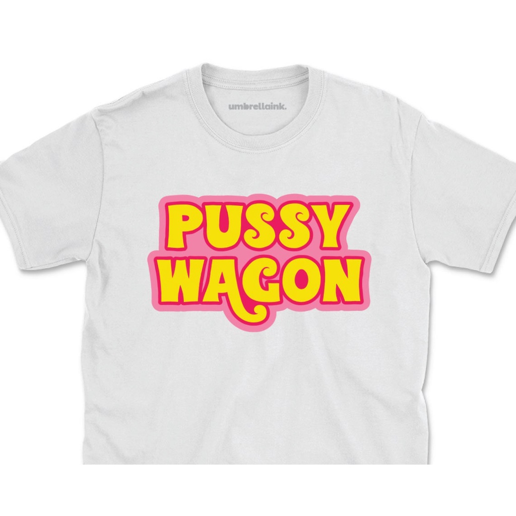 Retro Pussy Wagon Hippie Mens T-Shirts Clothes Men Shirts Top