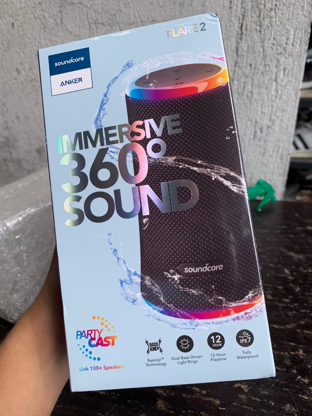 Soundcore Flare 2 By Anker Bluetooth Speaker Ipx7 Partycast 12h Playtime Shopee Philippines